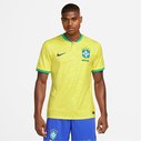 Brazil Home Shirt 2022 2023 Adults