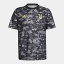 Kids Juventus Pre Match Shirt 2021 2022