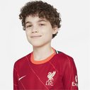 Liverpool Home Shirt 2021 2022 Junior