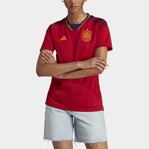 Spain Home Shirt 2022 2023 Womens