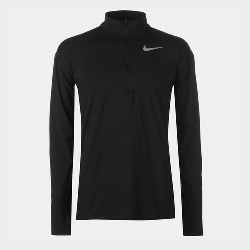 nike dri fit half zip running top mens