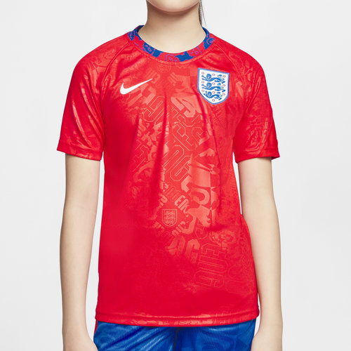 England 2020 Kids Pre Match Football Shirt