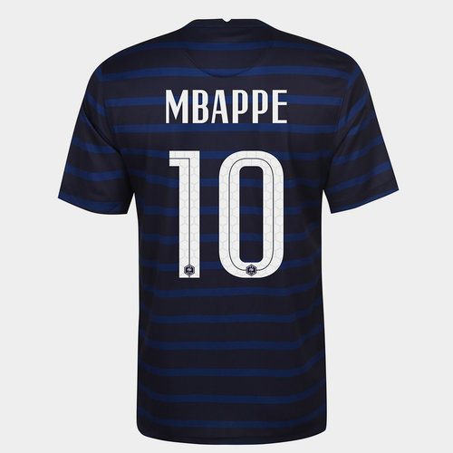 France Kylian Mbappe Home Shirt 2020 Junior