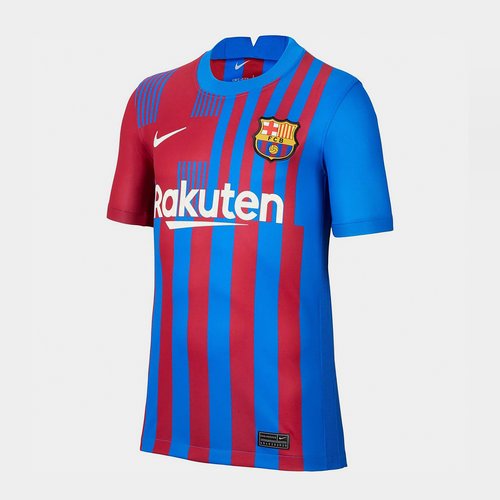 Barcelona Home Shirt 2021 2022 Junior