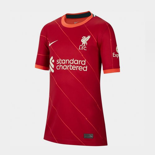 Liverpool Home Shirt 2021 2022 Junior