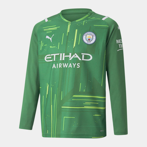 Manchester City Home Goalkeeper Shirt 2021 2022 Junior
