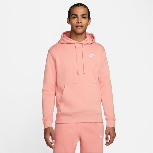fleece hoodie pink